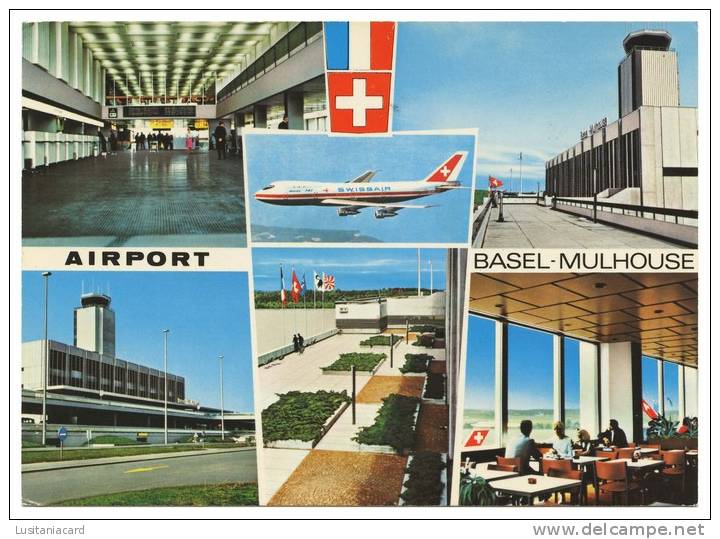 AIRPORT BASEL-MULHOUSE Carte Postale - Aérodromes