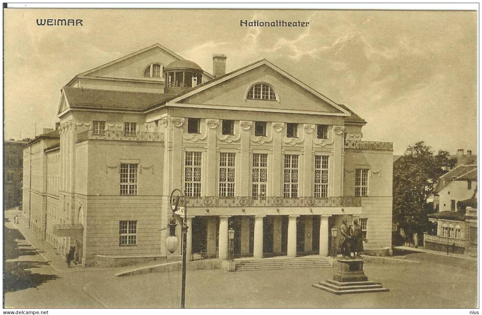 Germany Weimar Theatre Theater Teatro Nationaltheater - Weimar