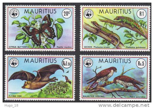 Mauritius 1978: Conservation Mondiale De La Nature   YT N° 476/479 - Maurice (1968-...)