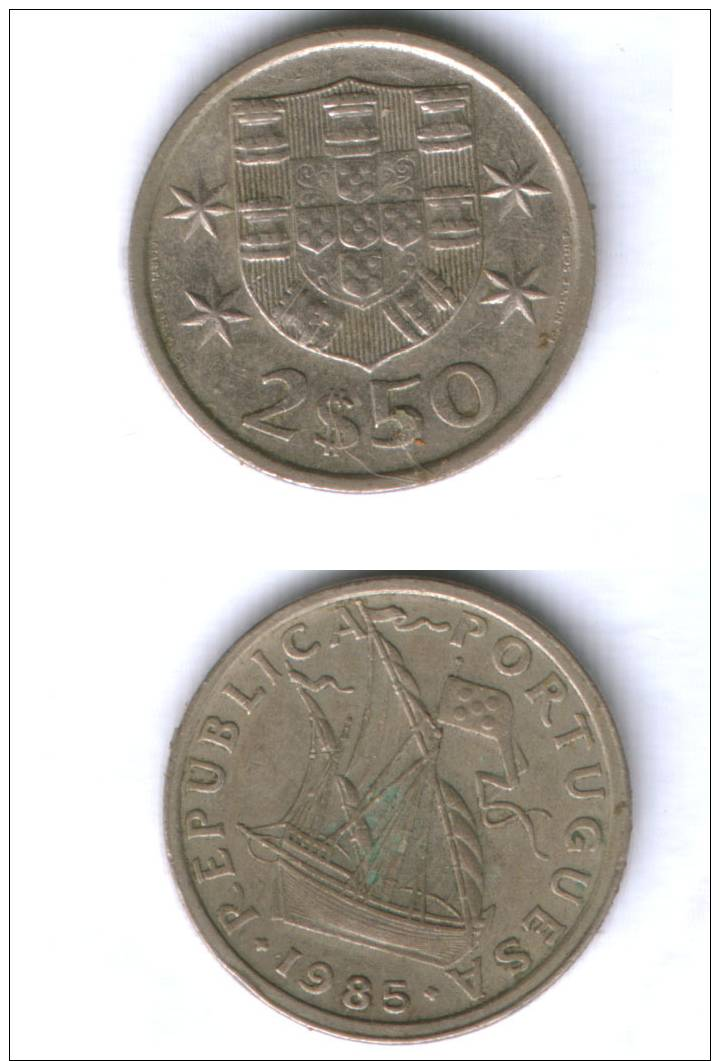 PORTUGAL 1985 2,5 Escudo - Portugal