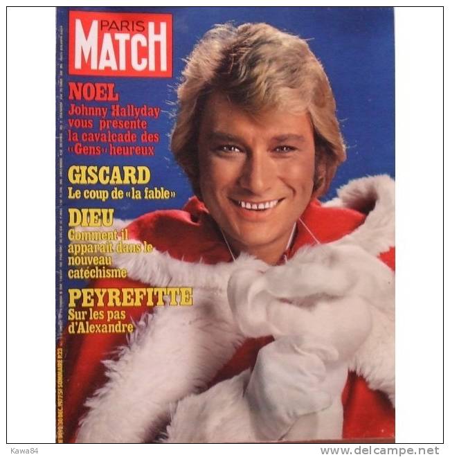 REVUE  Johnny Hallyday  "  Paris Match  " - Muziek