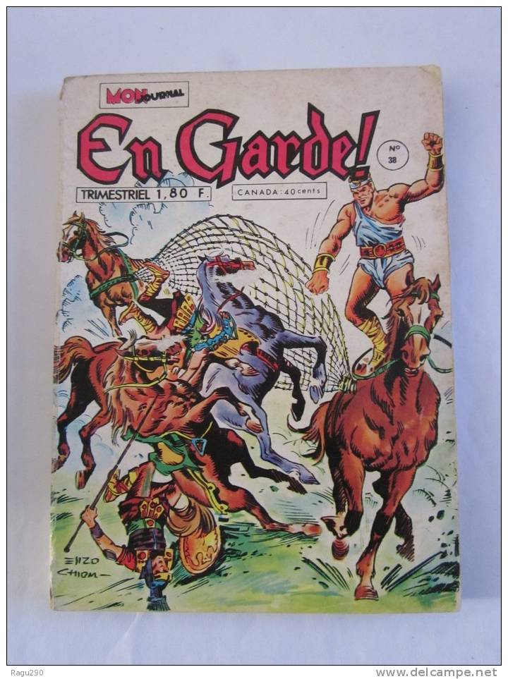 BD  - EN GARDE N° 38 - Spécial IVANOHE -   éditions  MON JOURNAL - Petit Format - En Bon état - - Ivanohe