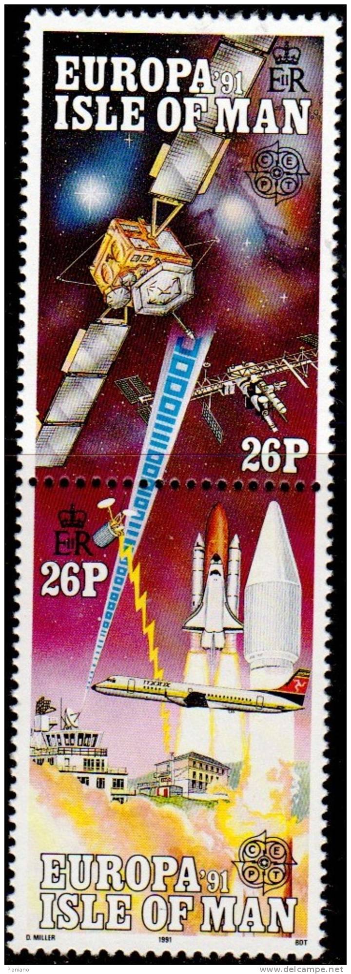 PIA  -  MAN  -  1991  :  Europa    (Un  498-501 ) - 1991