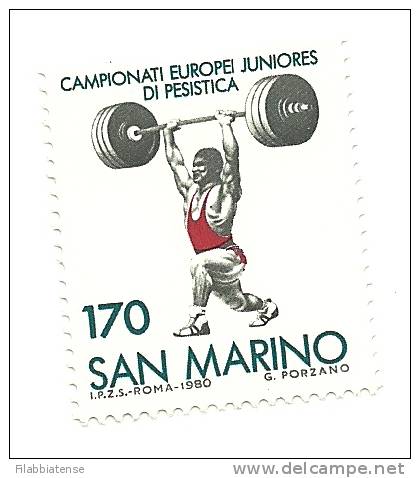 1980 - San Marino 1064 Sollevamento Pesi    +++++++ - Altri & Non Classificati