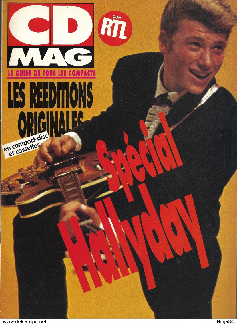 REVUE  Johnny Hallyday  "  CD Mag  " - Muziek