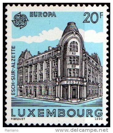 PIA  -  USSEMBURGO-  1990  :  Europa - Edifici épstali    (Yv 1193-94) - 1990