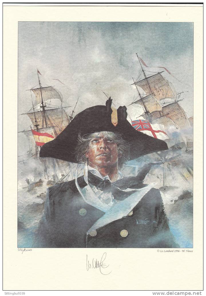 VANCE William. Ex-libris. Bruce J. HAWKER. TL 600 Ex. Numérotés, Signés. N° 576. Le Lombard 1996. - Illustrators S - V