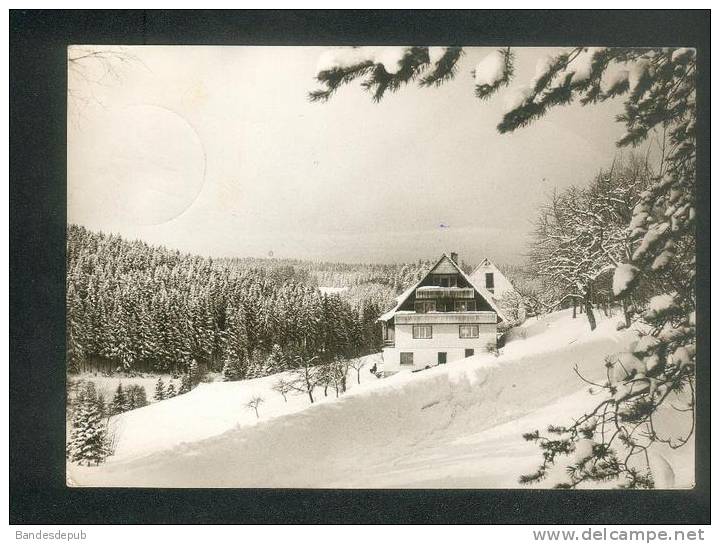 CPSM - Allemagne - Holzschlag ( Bonndorf Hochschwarzwald ) Pension Waldfrieden ( Druckerei Steinhardt ) - Bonndorf