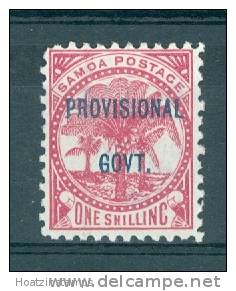 Samoa: 1899/1900   Samoa Post ´Provisional Govt´ OVPT     SG96      1/-           MH - Samoa