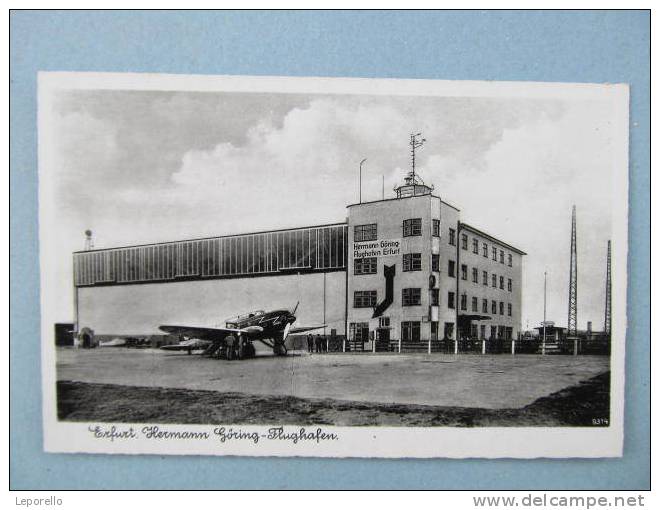 AK ERFURT Flughafen Ca.1940  //  D*1827 - Erfurt