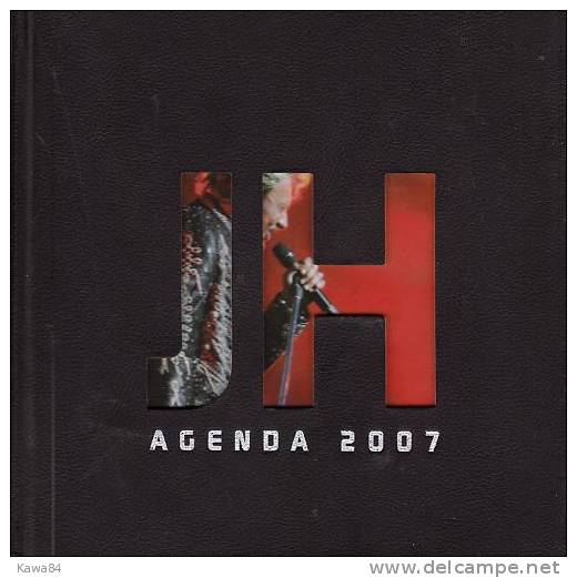 AGENDA  Johnny Hallyday  "  Agenda 2007  " - Agendas Vierges