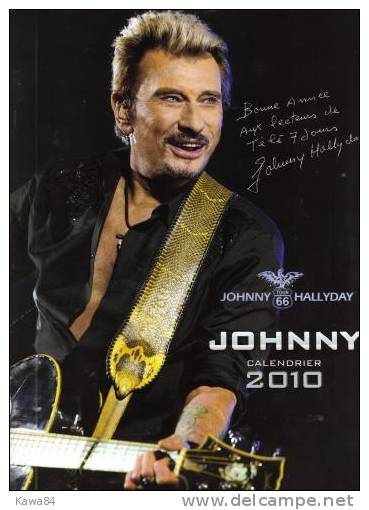 DIVERS  Johnny Hallyday  "  Calendrier  " - Grossformat : 1991-00