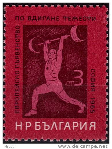 BULGARIE   N°  **     Jo 1965   Halterophilie - Haltérophilie