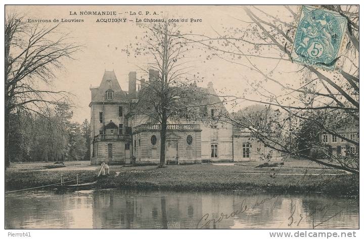 ACQUIGNY - Le Château Coté Du Parc - Acquigny