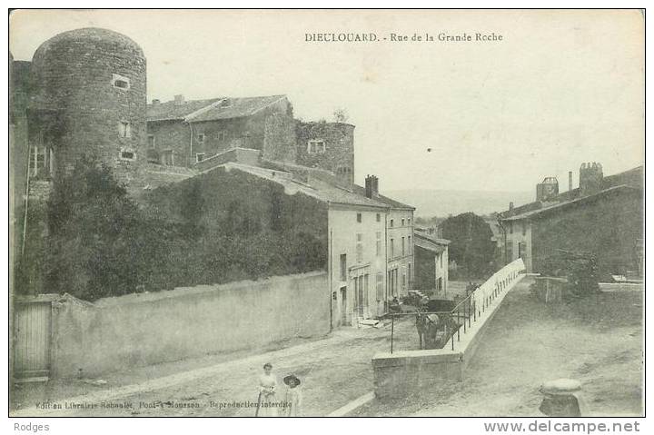 Dep 54 ; Cpa DIEULOUARD , Rue De La Grande Roche - Dieulouard