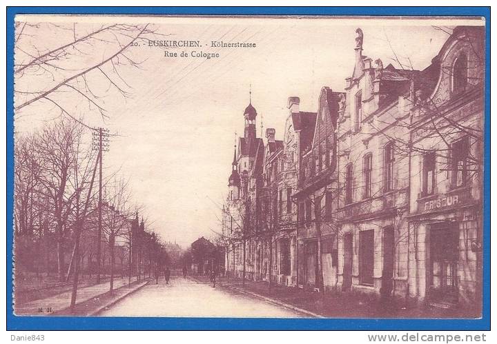 CPA - ALLEMAGNE - EUSKIRCHEN - Kölnerstrasse - Rue De Cologne - Petite Animation En Arrière Plan  - M. H. / 20 - Euskirchen