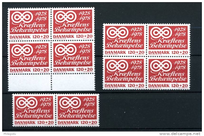 1978  10 X Lutte Contre Le Cancer Yv. 673**    Cote 12 E - Unused Stamps