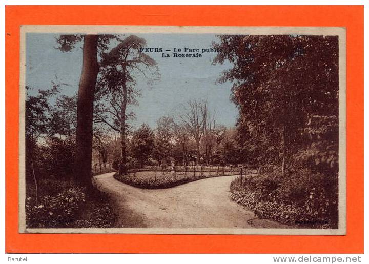 FEURS - Le Parc Public. La Roseraie - Feurs