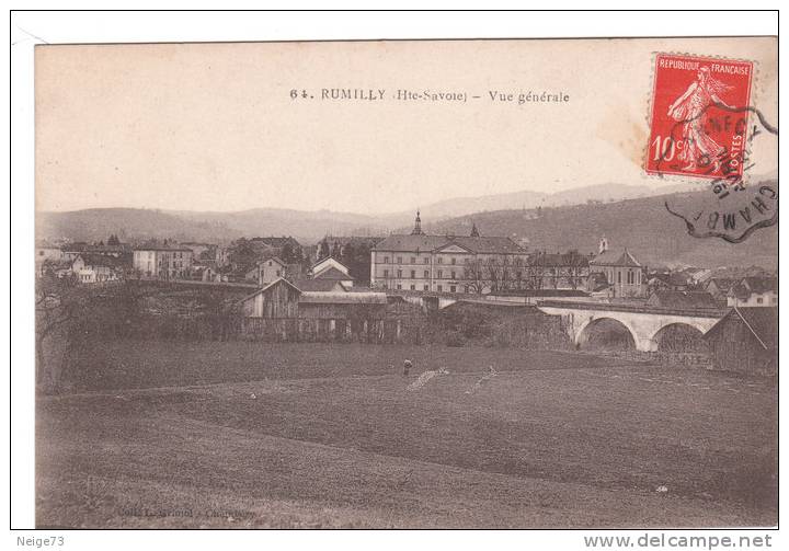 Cpa Du 74 - Rumilly - Vue Générale - Rumilly