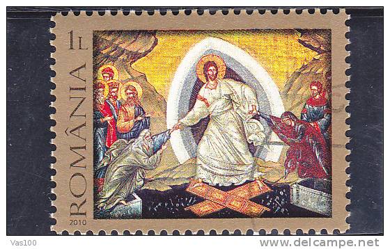 Easter,Pâques , 2010 MNH ** ,Romania,extra Price Face Value!. - Pasen