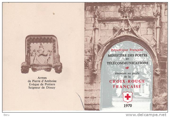2019 - Carnet Croix Rouge 1970 (1661 Et 1662 ) - Rotes Kreuz