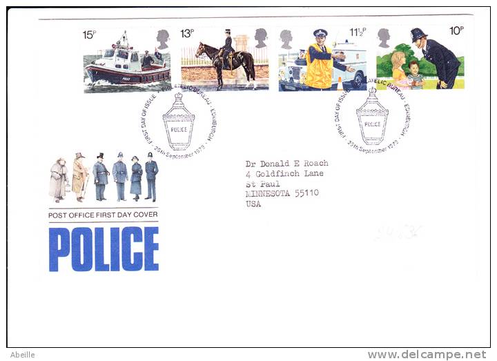 24/836   FDC   G.B./U.K. - Polizei - Gendarmerie
