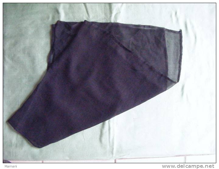 Echarpe Ou Foulard Crepe De Deuil  35x101 Cm- - Hoofddoeken En Sjaals