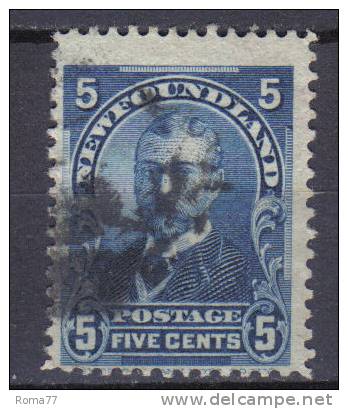 AP388 - TERRANOVA 1897 , 5 Cents N. 70  Used - 1865-1902