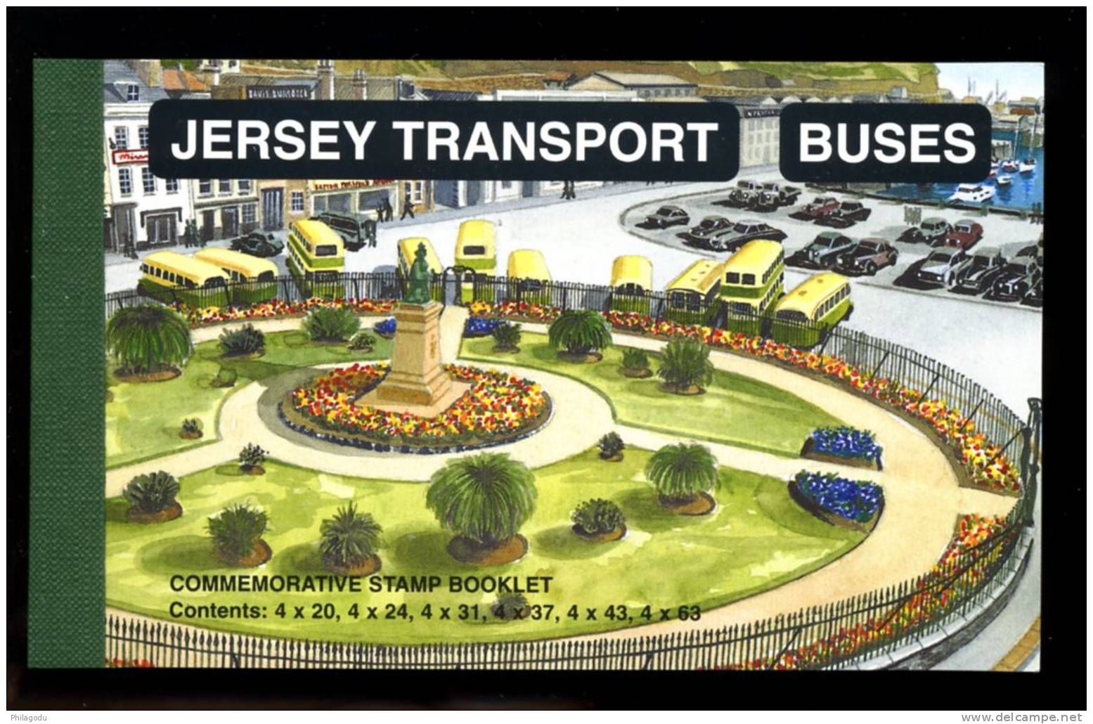 Bus De Jersey  Carnet Prestige  C.818  Cote 45E   Prix Poste 8,60 £  Sold Below Face - Bus