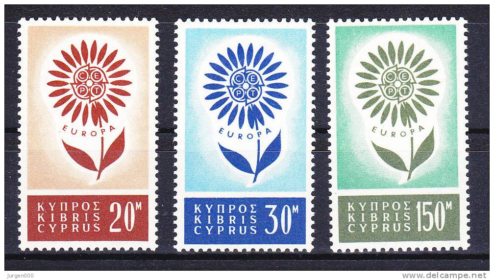Cyprus, Nr 240/242 *, Michel = 50 Euro (XX17185) - 1964