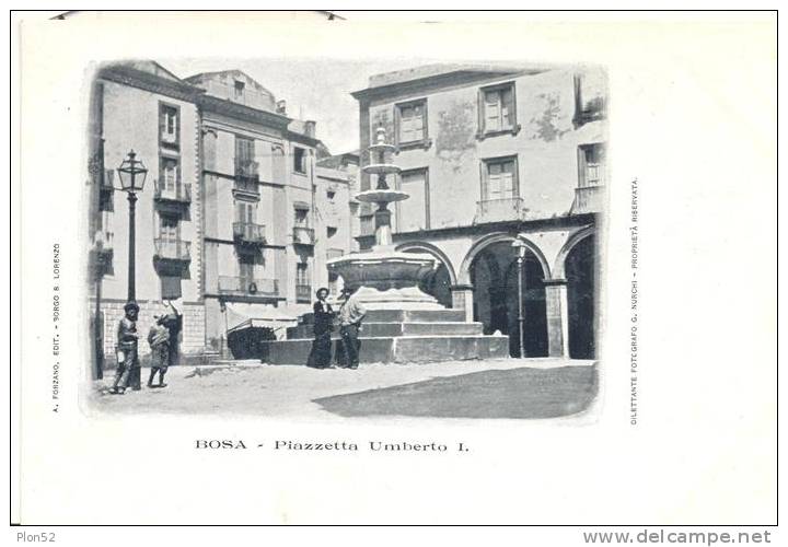 6123-BOSA(ORISTANO)-PIAZZETTA UMBERTO I°-ANIMATA-FP - Oristano