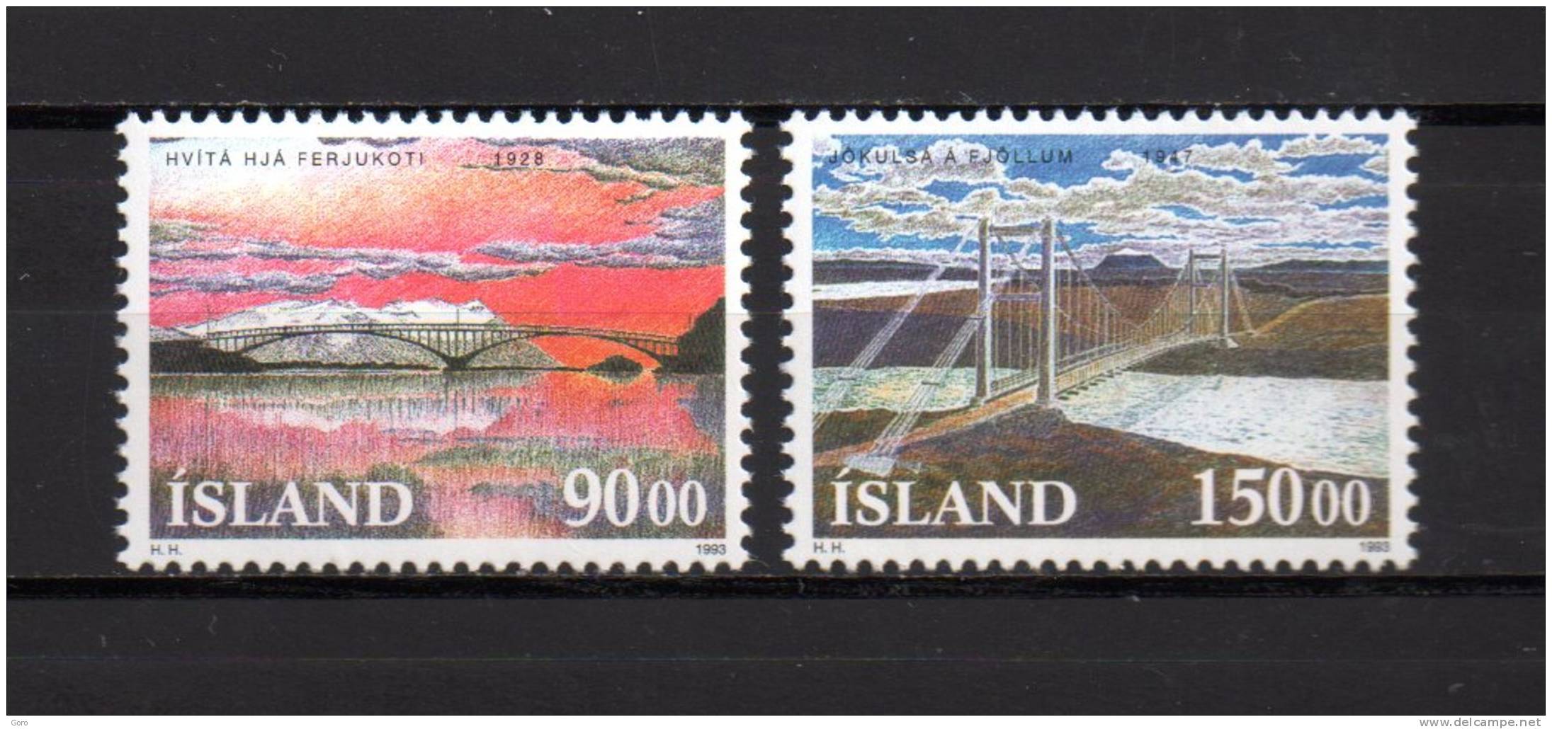 Islandia   1993  .-  Y&T Nº    735/36   ** - Sonstige & Ohne Zuordnung