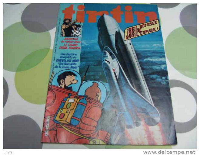 Le Nouveau Tintin 297 : Tintin L'odysee De L'espace : Couverture Inédite En Belgique - Tintin
