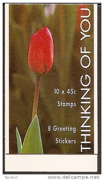 AUSTRALIA - 1994 45c Thinking Of You Complete $4.50 Booklet. MNH * - Booklets