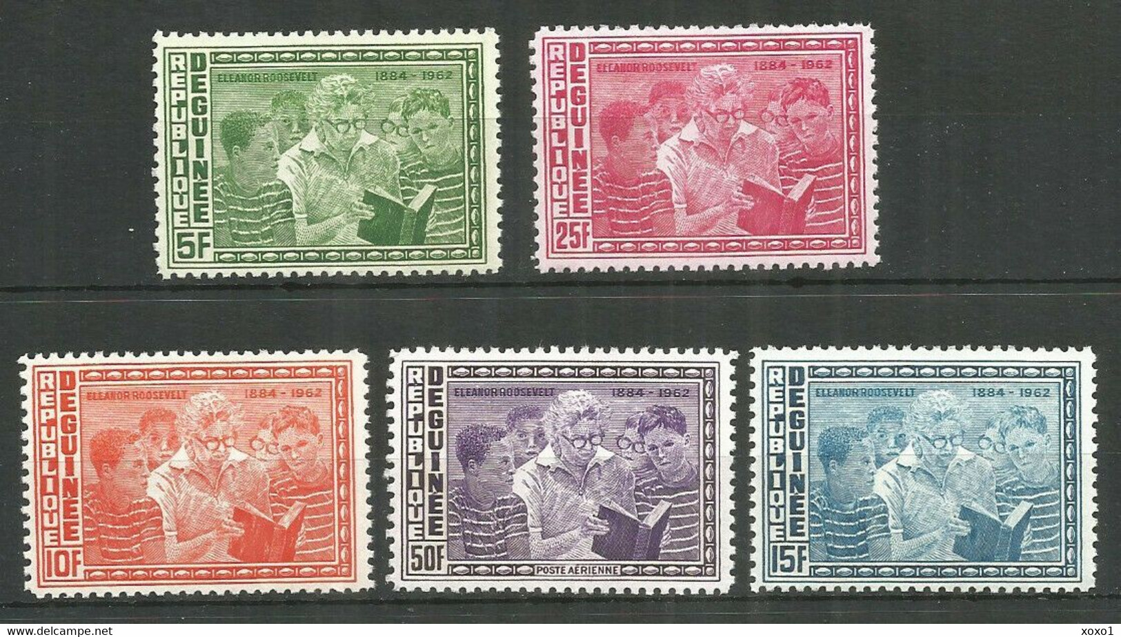 Guinea 1964 MiNr. 242 - 246 Proclamation Of Human Rights Famous Ladies Eleanor Roosevelt  5v MNH**  2,00 € - Berühmte Frauen