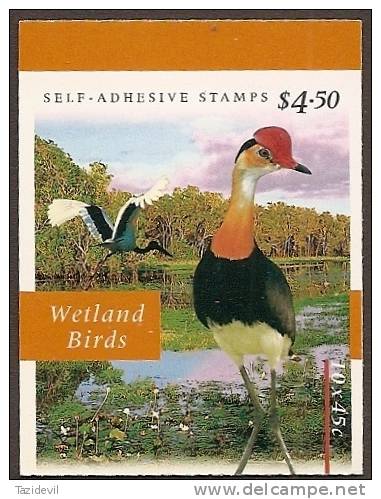 AUSTRALIA - 1997 45c  Wetland Birds   Complete $4.50 Booklet. MNH * - Booklets