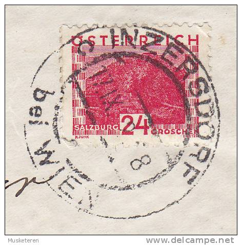 Austria Deluxe Vermählungs Brief Cover & Karte INZERSDORF Bei WIEN 1932? - Storia Postale