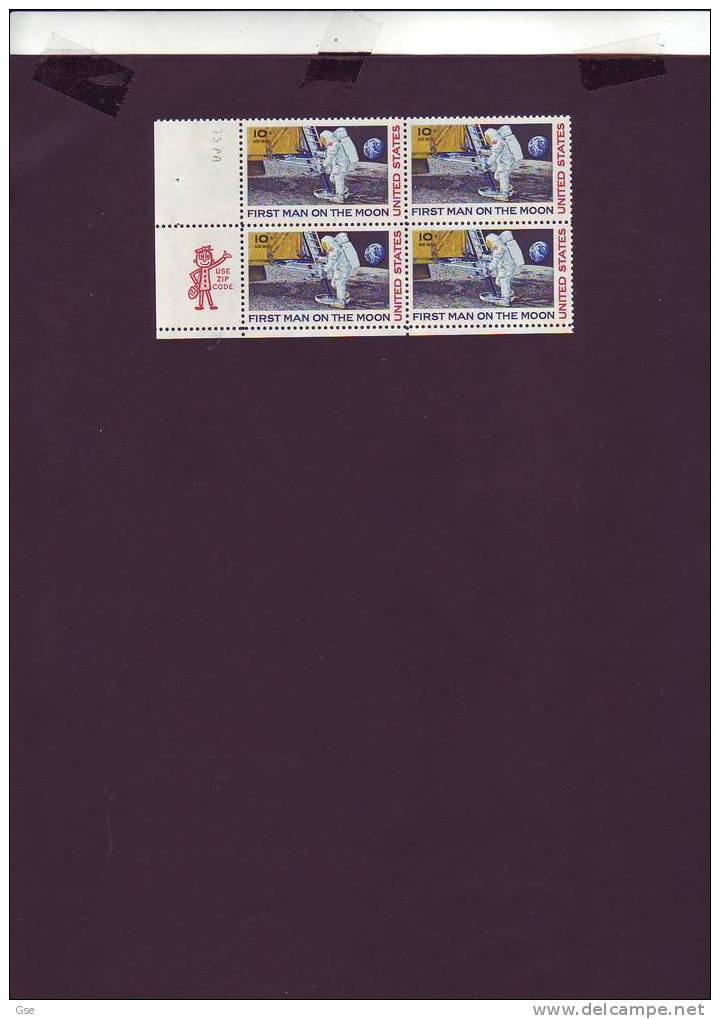 U.S.A.  1969 - Yvert  73** PA -First Man On The Moon - Spazio - 2. 1941-80