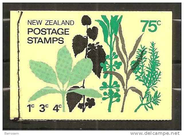 NewZealand1970: Michel MH Mnh**(BUTTERFLY BOOKLET)with Watermarked Stamps Cat.Value 30Euros - Other & Unclassified