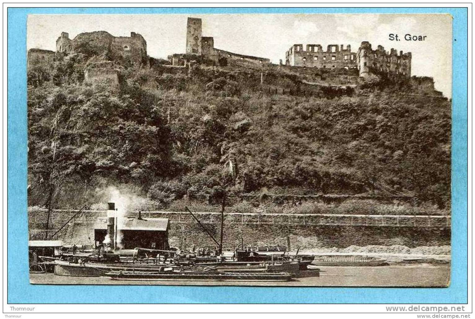 St.  GOAR  -   TRES  BELLE CARTE - Rhein-Hunsrueck-Kreis