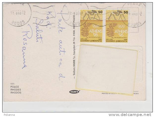 PO8248A# GRECIA - RODI   VG 1996 - Covers & Documents