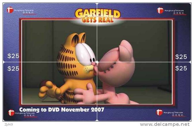 G02068 China Phone Cards Garfield Puzzle 40pcs - BD