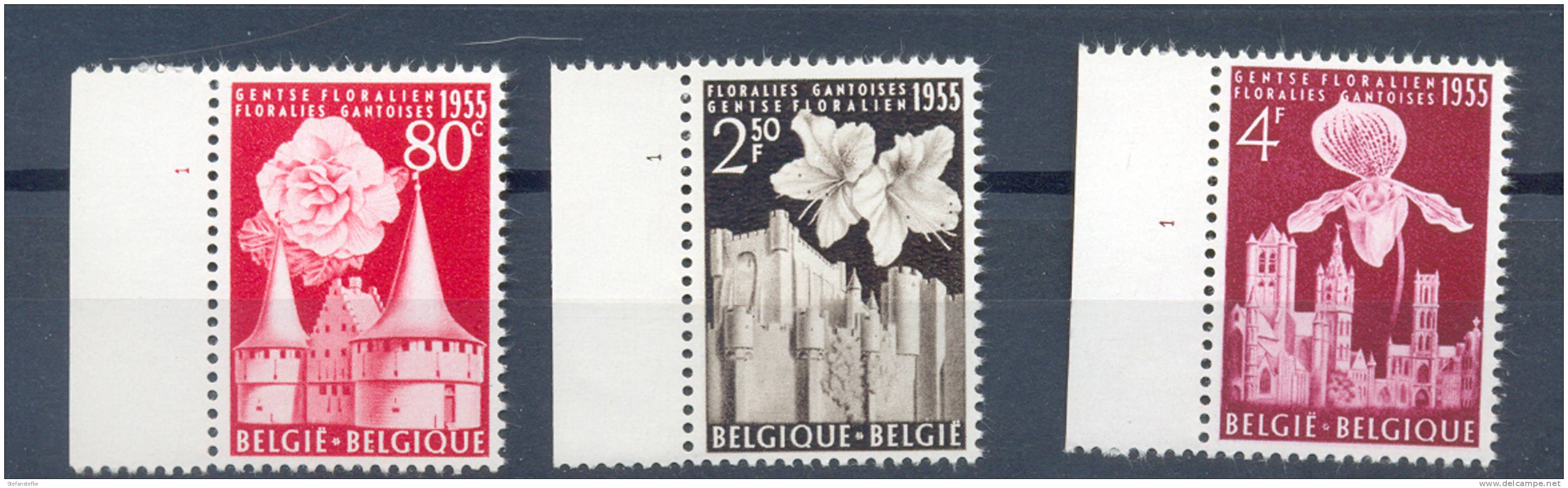 Belgie - Belgique Ocb Nr :  961 - 963  ** MNH  (zie Scan) Plaatnummer 1 - ....-1960