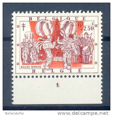 Belgie - Belgique Ocb Nr :  1045  ** MNH  (zie Scan) Plaat 1 - ....-1960