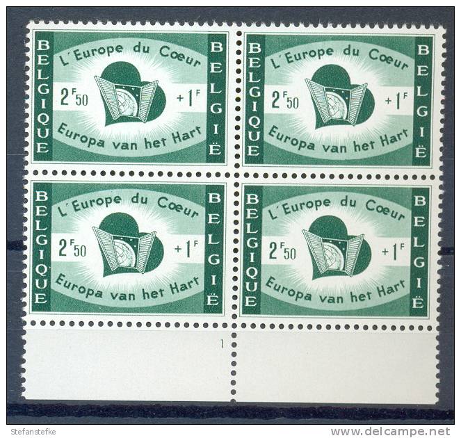 Belgie - Belgique Ocb Nr :  1091  ** MNH  (zie Scan) Plaat 1 - ....-1960