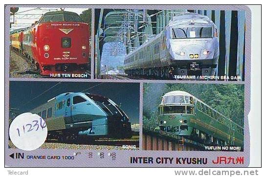 Carte Prépayée  Japon * JR CARD * TRAIN (11.036)  Japan Prepaid Card * Eisenbahn ZUG * TREIN * HUIS TEN BO - Trains