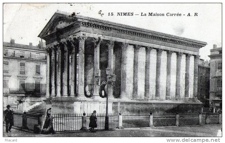 17446  Francia,   Nimes,  La  Maison  Carree,  VGSB 1916 - Languedoc-Roussillon