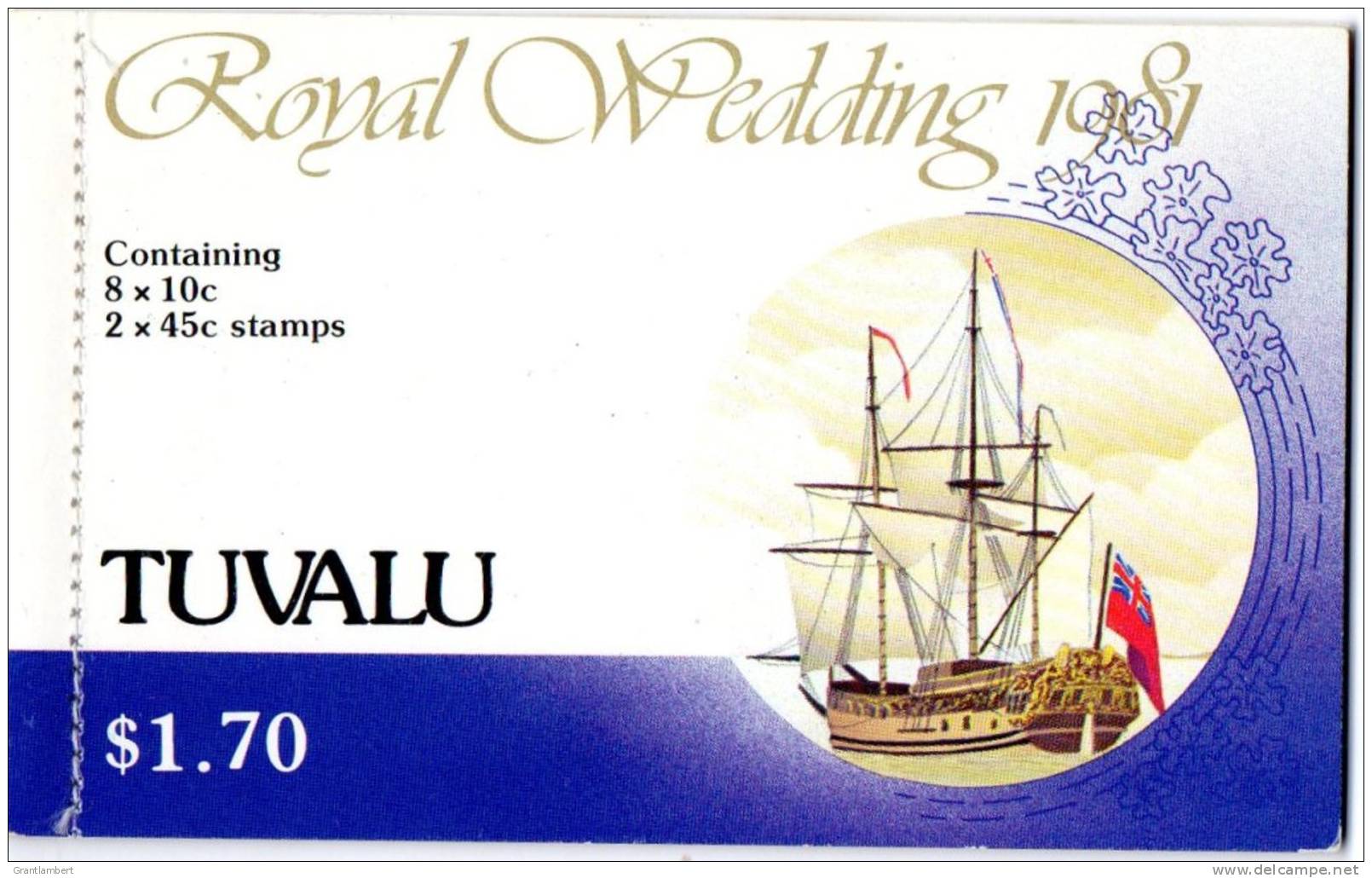 Tuvalu 1981 Royal Wedding Booklet MNH - Tuvalu (fr. Elliceinseln)