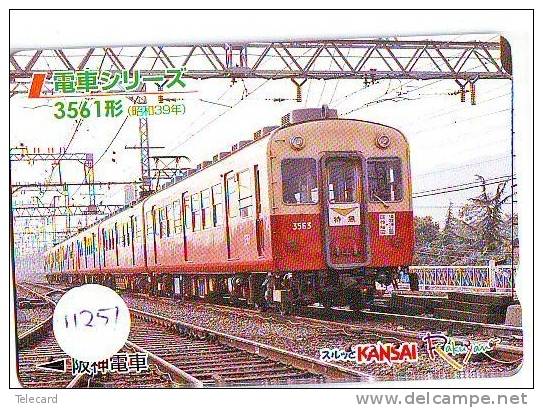 Carte Prépayée  Japon * KANSAI CARD * TRAIN (11.251)  Japan Prepaid Card * Eisenbahn ZUG * TREIN * - Trenes