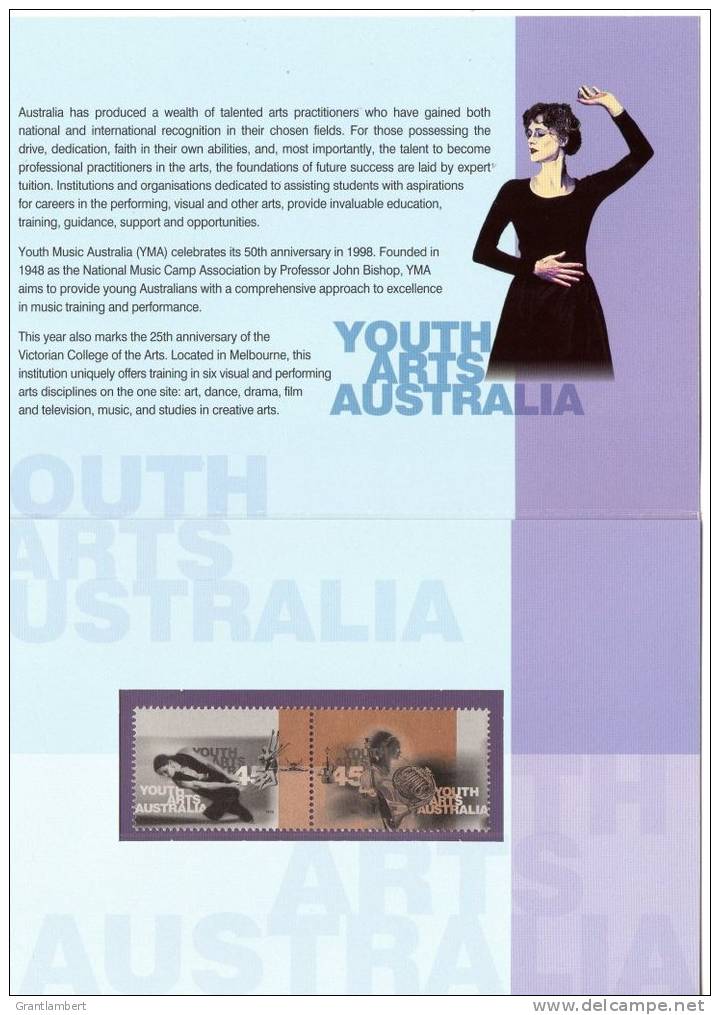Australia 1998 Youth Arts Presentation Pack - See 2nd Scan - Presentation Packs
